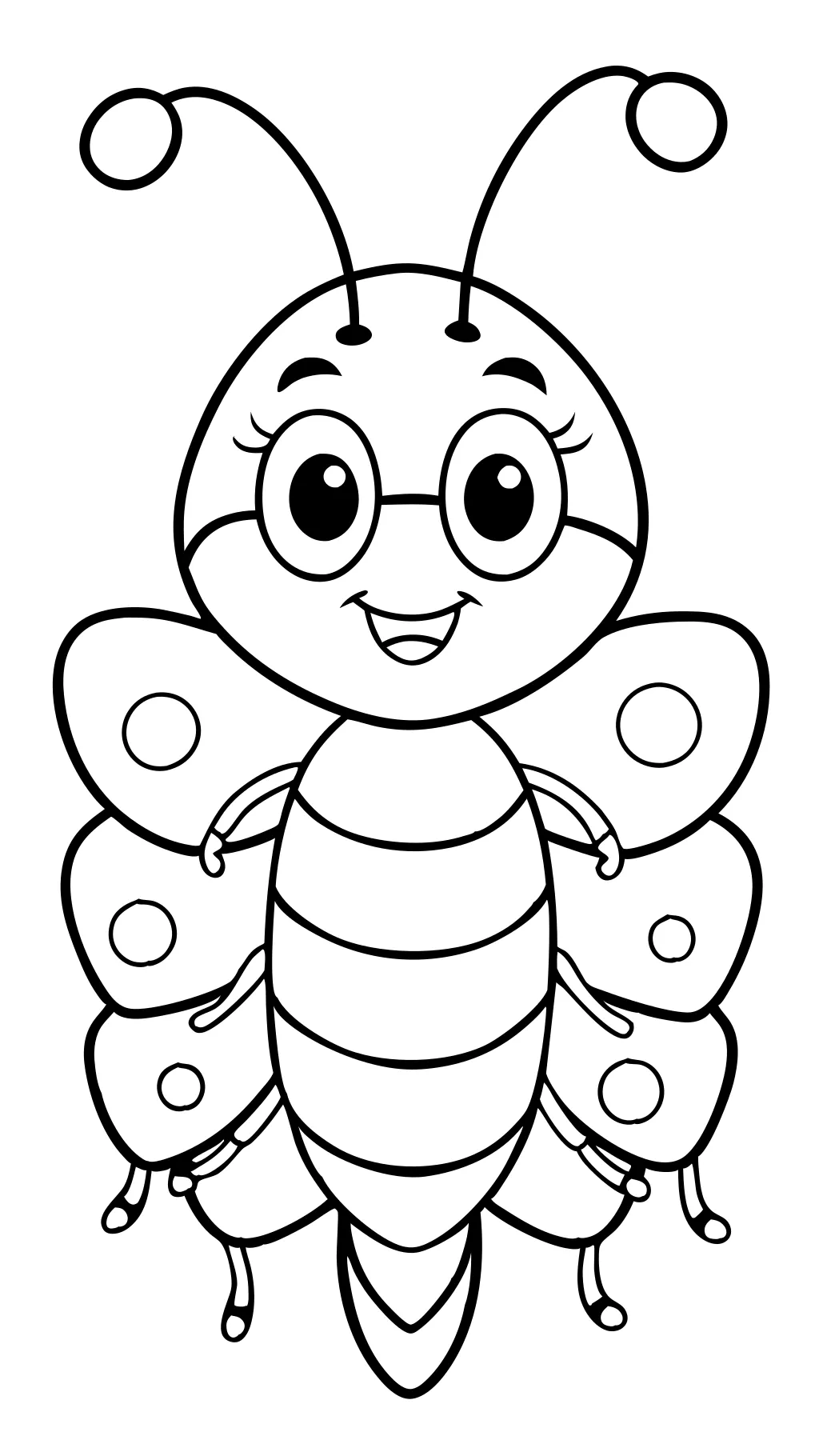 coloriages d’insectes préscolaire